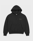 Black Waffle Hoodie