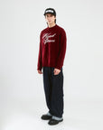 Head Wine Red Knit Sweater
