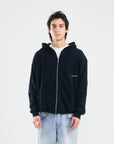 Navy Blue Zip Hoodie - Created