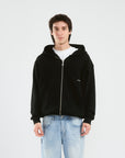 Black Zip Hoodie - Created