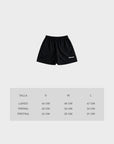 Black Mesh Short