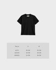 Black Essential Baby Tee - Women