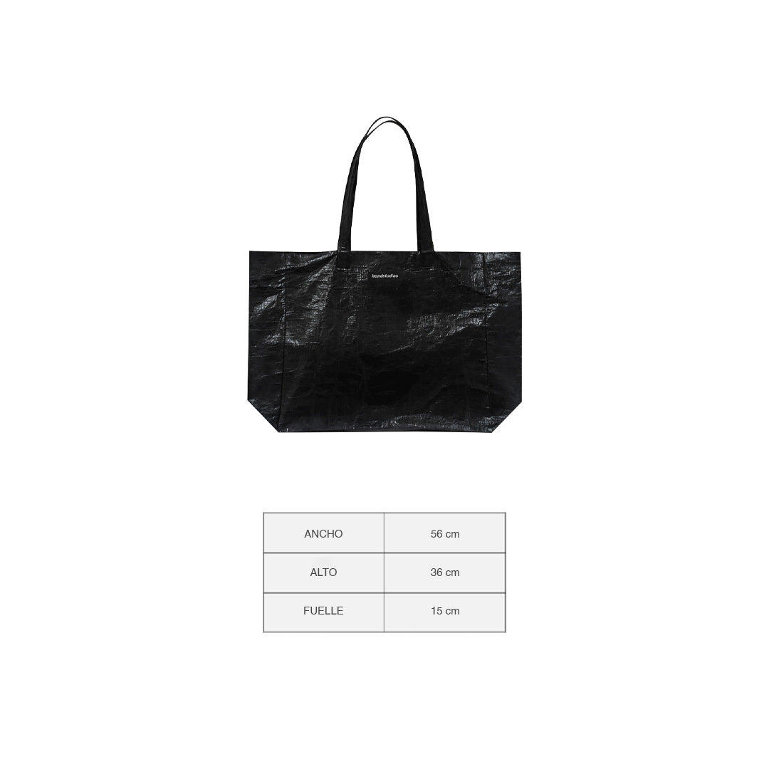 Black Tote Bag - Tarflex.