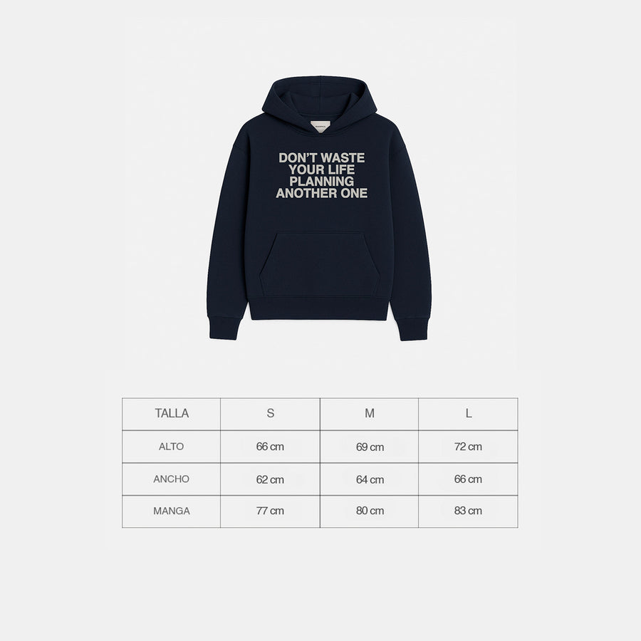 Navy Blue Hoodie - One Life