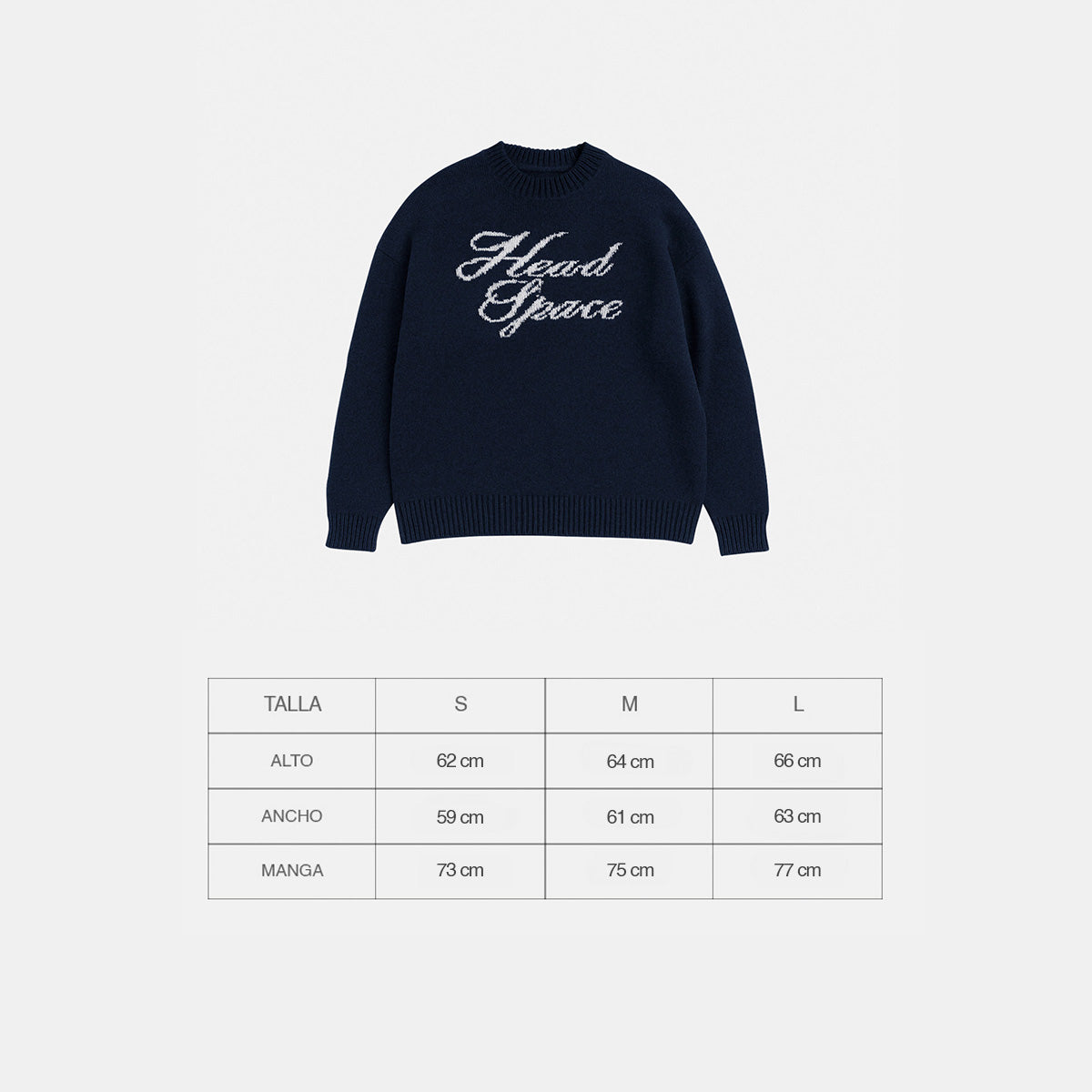 Head Navy Knit Sweater