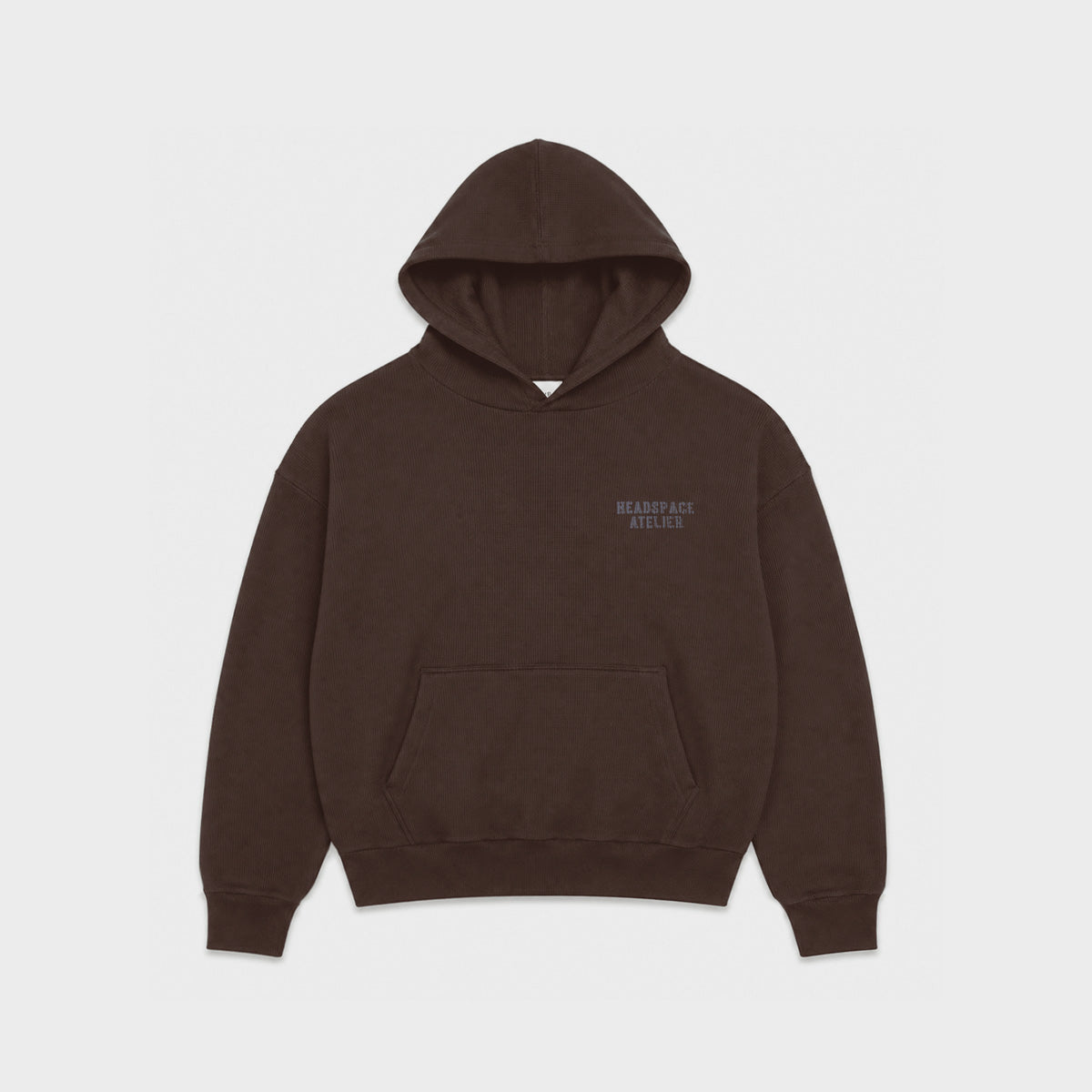 Brown Waffle Hoodie