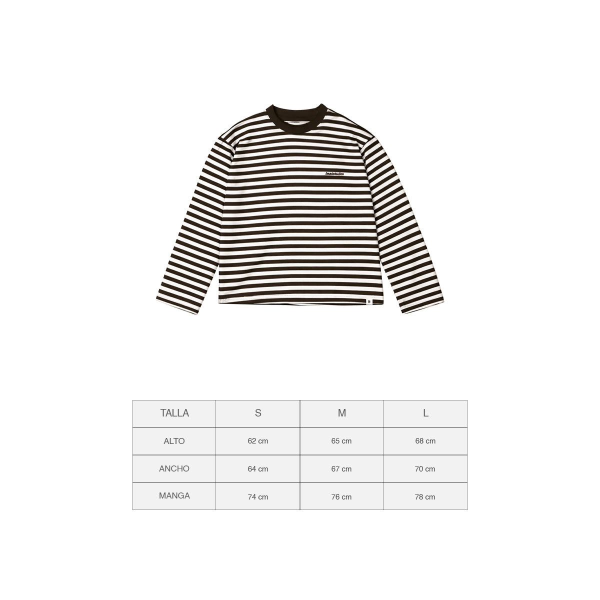 Brown Striped Long Sleeve