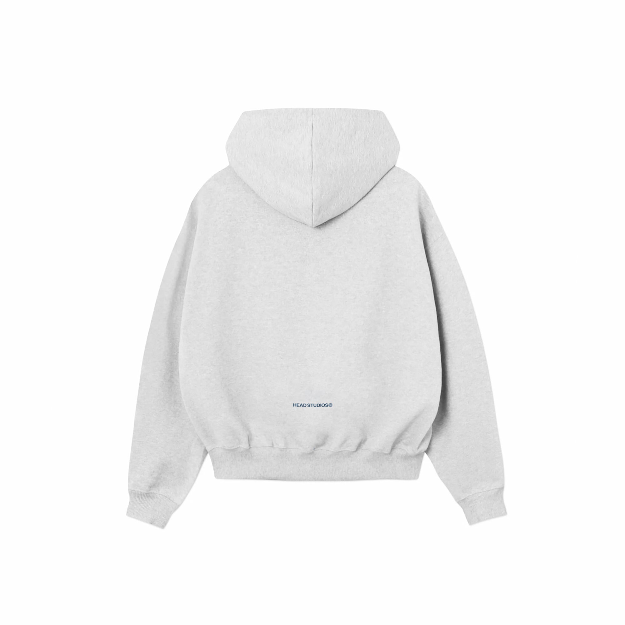 GREY MARL HOODIE CROPPED – HEADSPACE