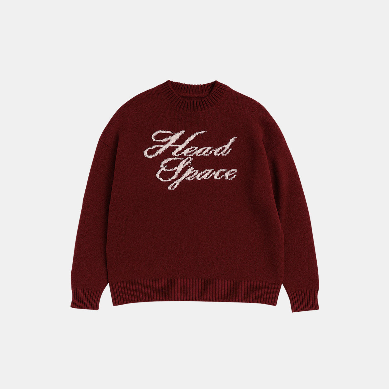 Head Wine Red Knit Sweater