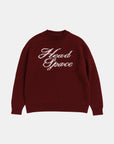 Head Wine Red Knit Sweater