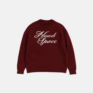 Head Wine Red Knit Sweater