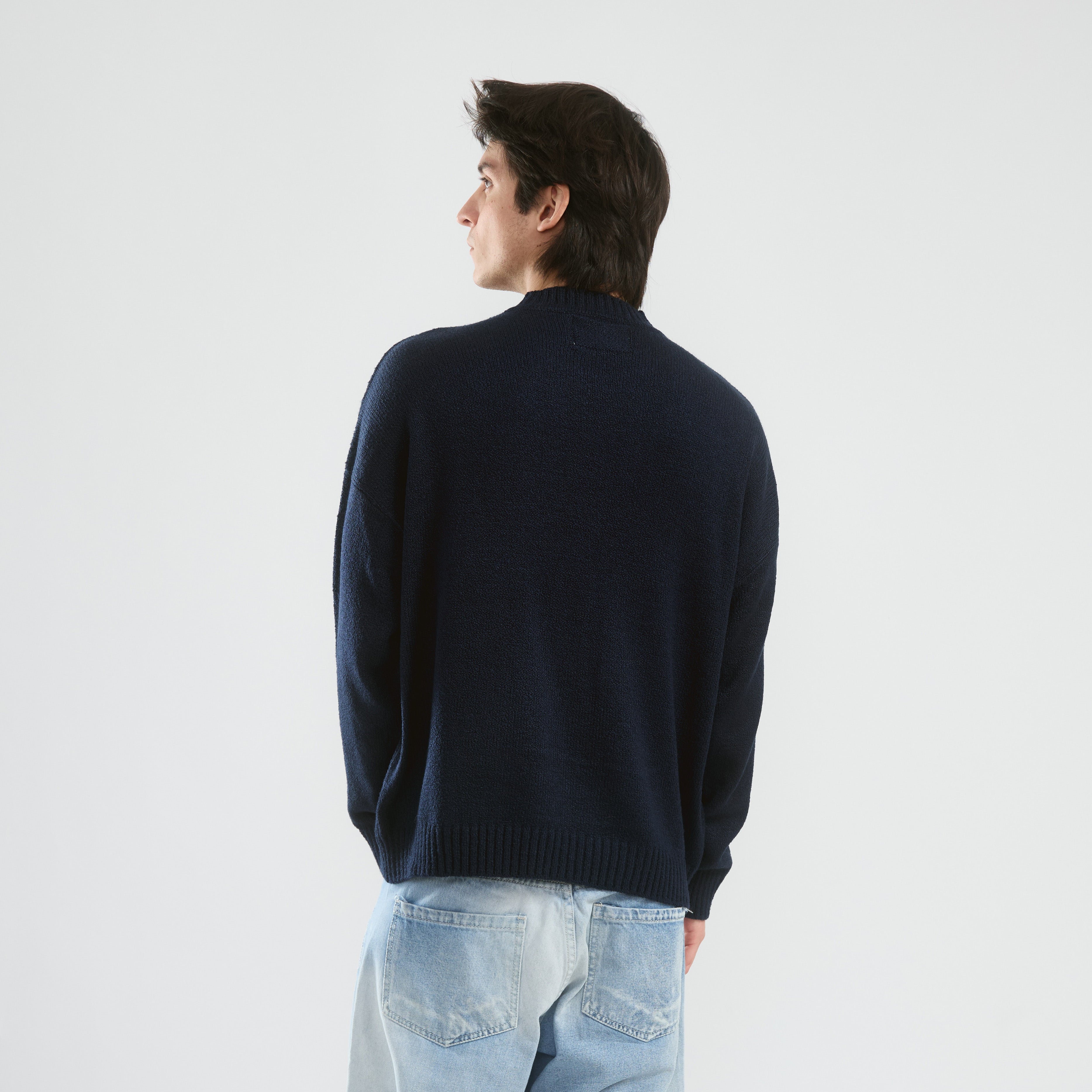 Head Navy Knit Sweater