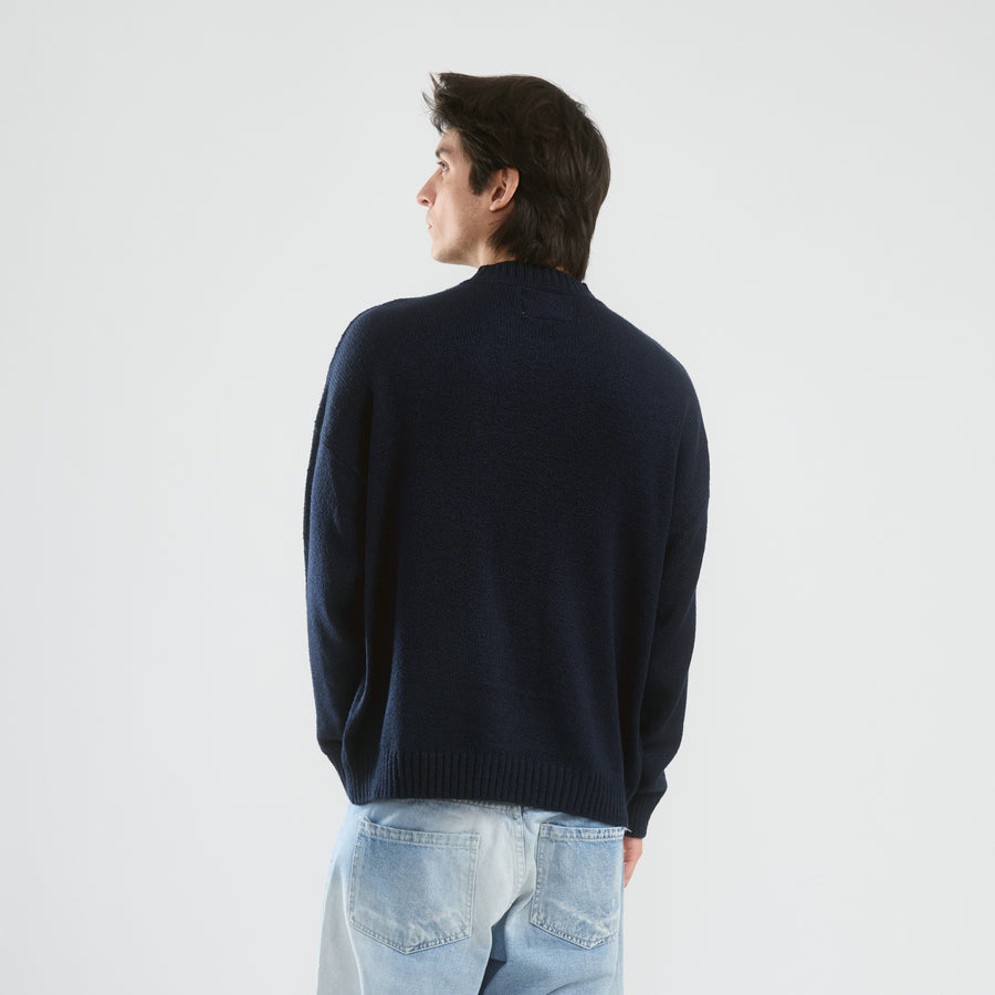 Head Navy Knit Sweater