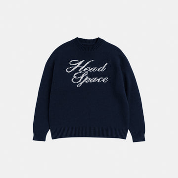Head Navy Knit Sweater