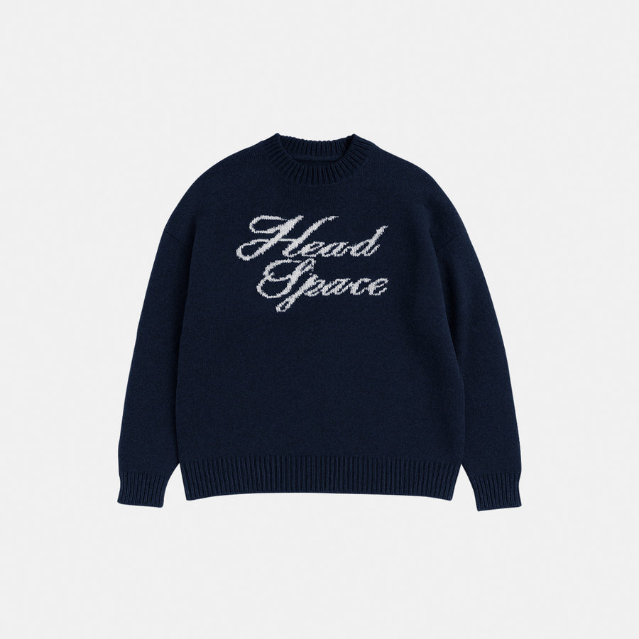 Head Navy Knit Sweater