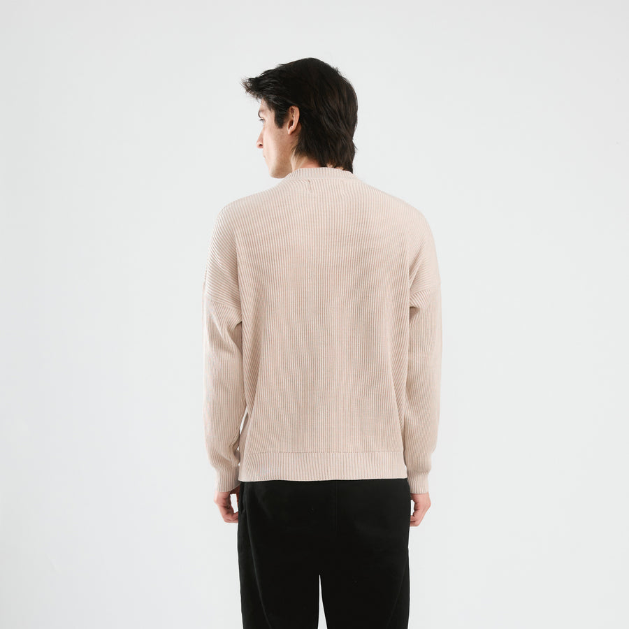 Beige Knit Sweater