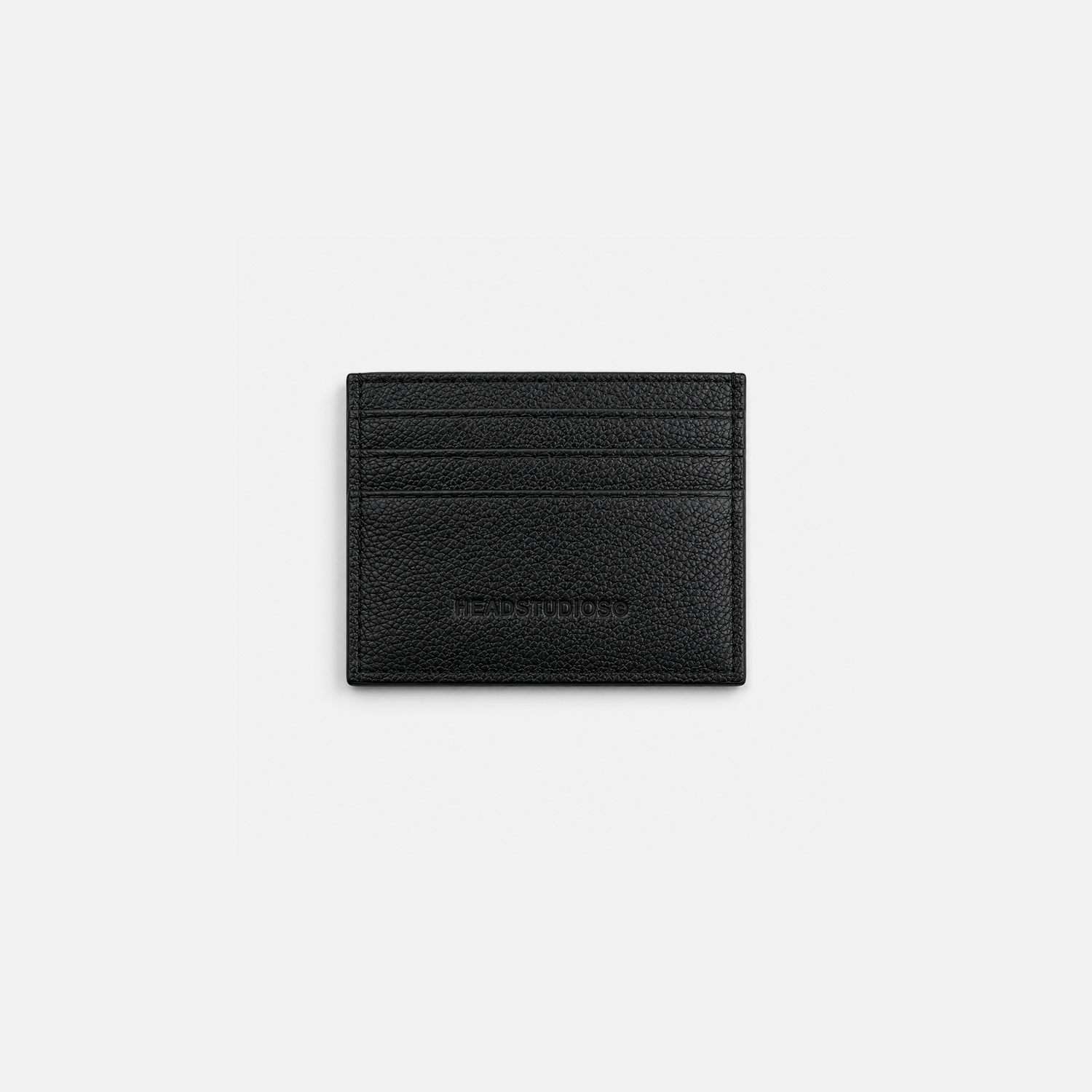 Black Leather Card Holder