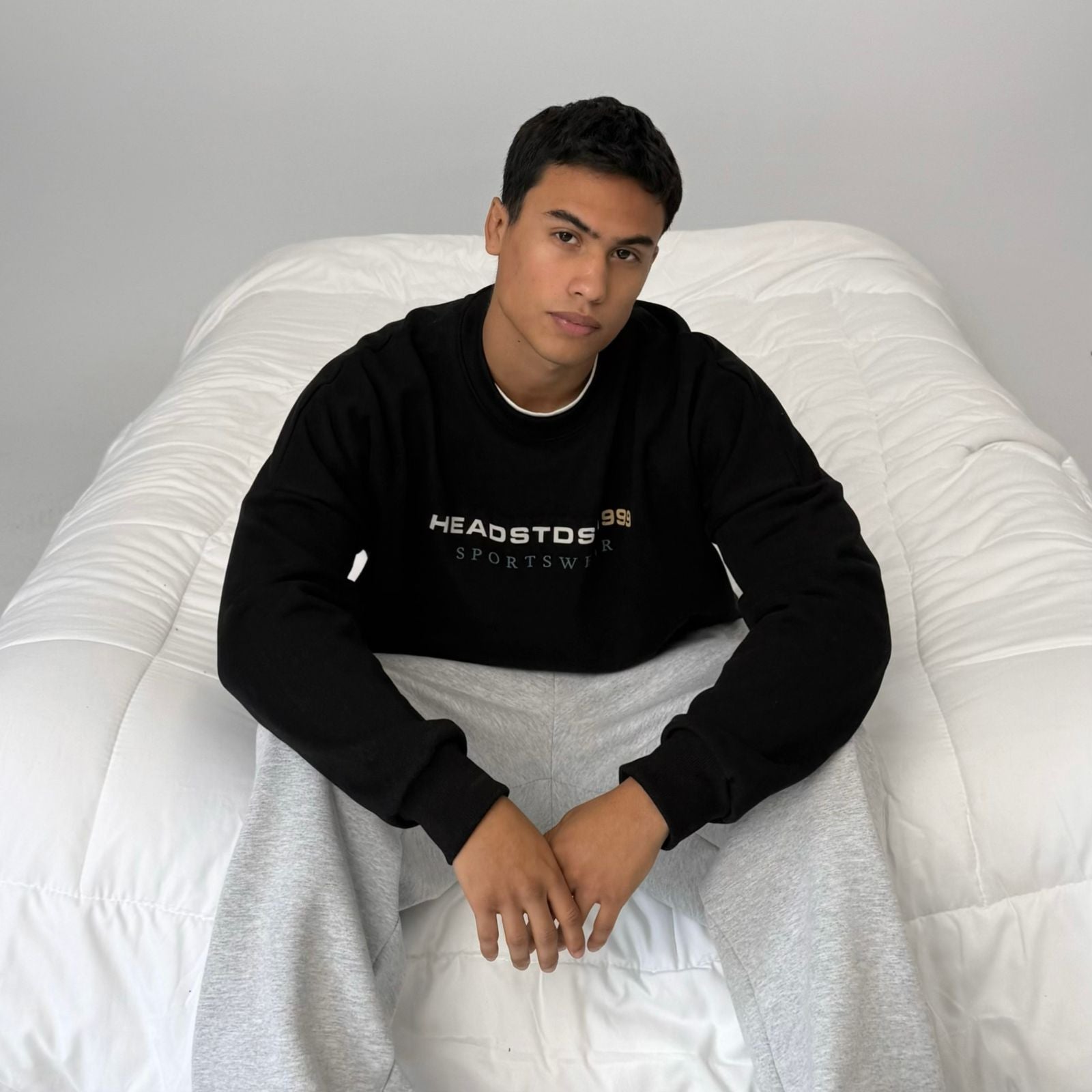 Cropped Retro Crewneck