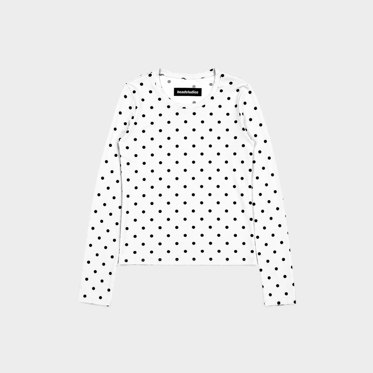 White Polka Dots