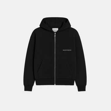 Black Zip Hoodie - Created