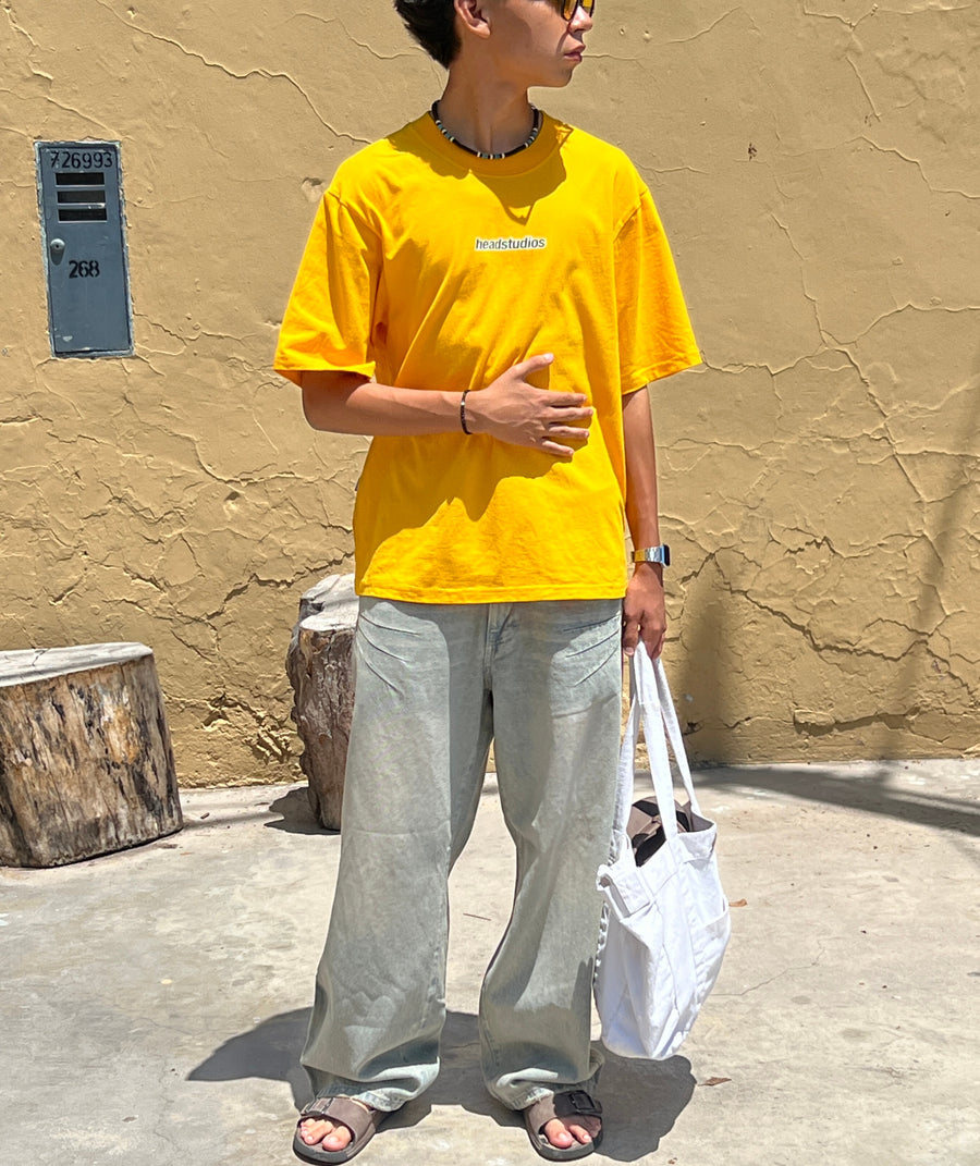 Yellow Box Logo Tee