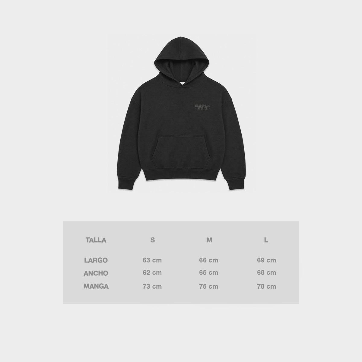 Black Waffle Hoodie