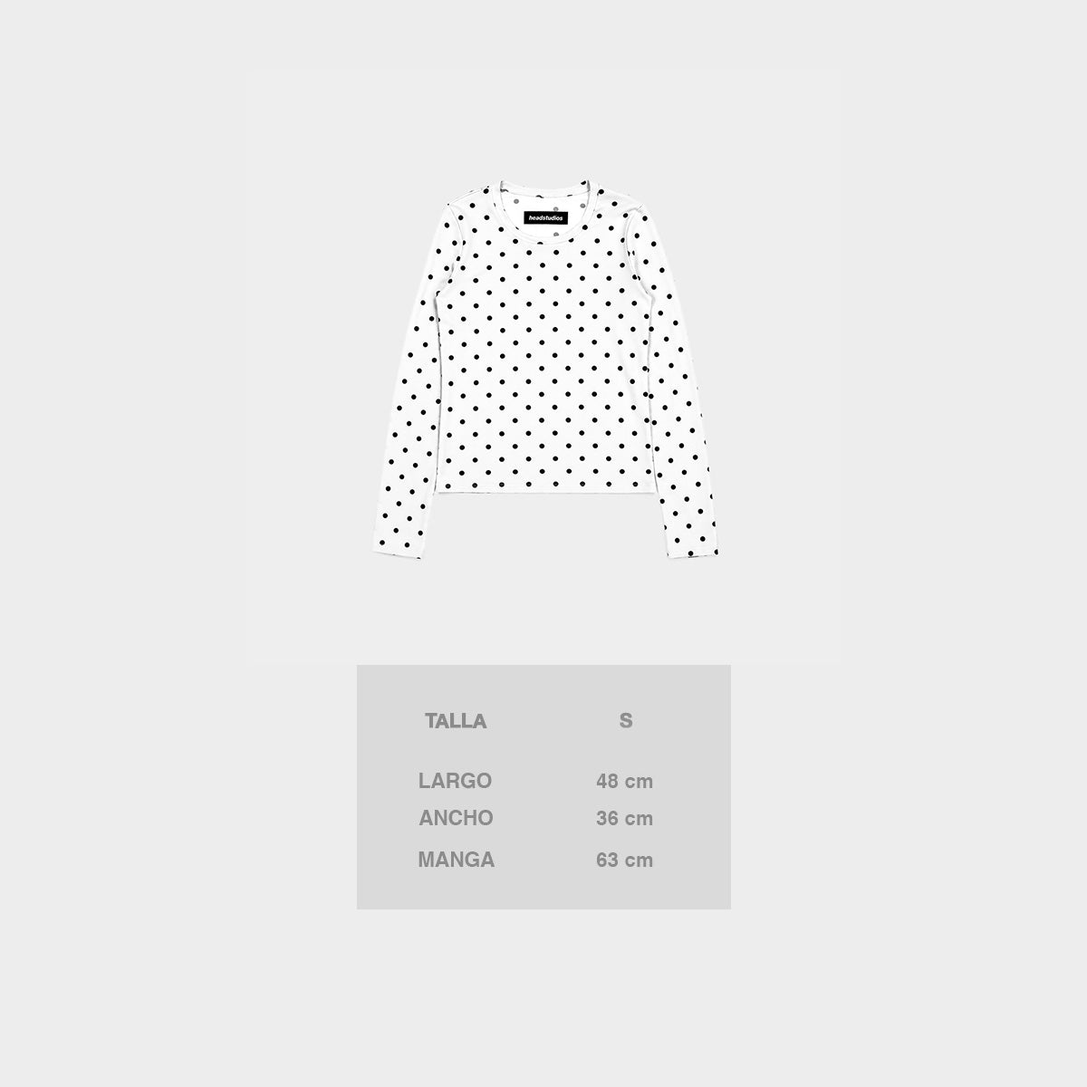 White Polka Dots