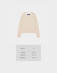 Cream Polka Dots